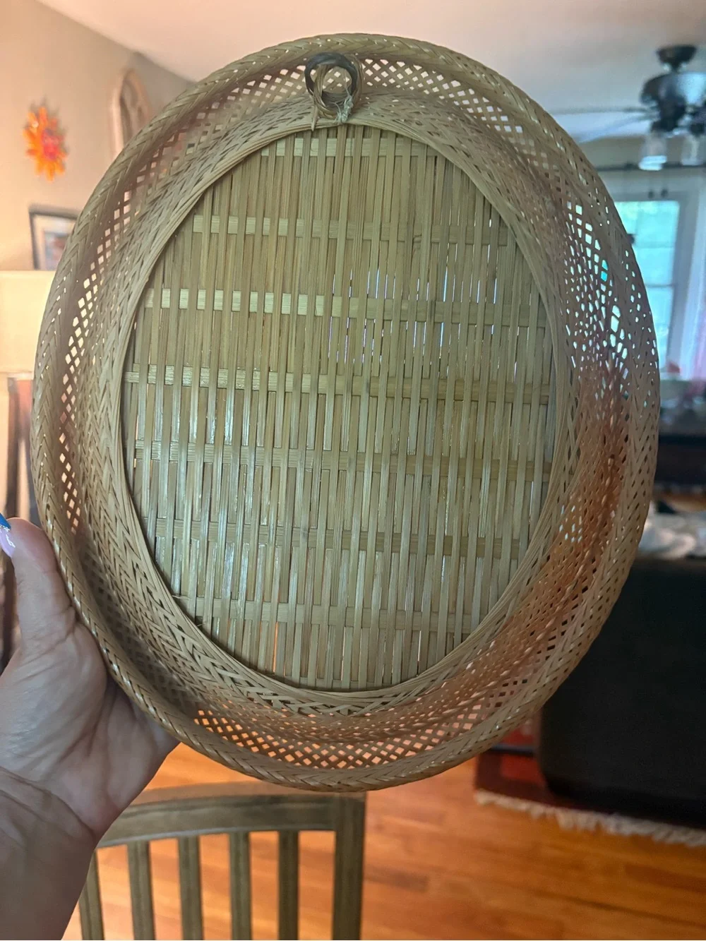 Handwoven Rattan Eagle Wall Accent - Philippines
